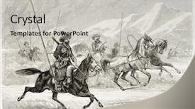  Presentation with siberia - Cool new PPT layouts with draw horses - sledge in siberia old illustration backdrop and a light gray colored foreground