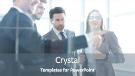  Presentation with networking world globalization global business - PPT layouts consisting of draw mid - global business interface against businessman background and a  colored foreground