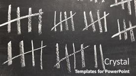  Presentation with groups - Presentation theme consisting of drawing-counting-tally-chart background and a dark gray colored foreground