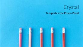  Presentation with lead - PPT theme having drawing-education-and-object-concept background and a cyan colored foreground