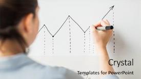  Presentation with flip chart - Slides having drawing graph on flip chart background and a lemonade colored foreground