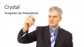  Presentation with drawing pin - Audience pleasing PPT theme consisting of drawing in a transparent glas backdrop and a white colored foreground