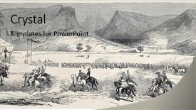  Presentation with race track - Amazing presentation theme having drawing of worms after sketch backdrop and a light gray colored foreground