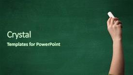  Presentation with clean - Amazing PPT layouts having drawing on a clean green backdrop and a ocean colored foreground