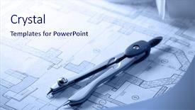  Presentation with drawing architecture - Cool new presentation with drawing plan architectural - architecture blueprint tools backdrop and a sky blue colored foreground