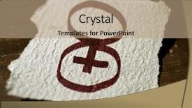  Presentation with gender - Slide set with drawn as a female gender background and a coral colored foreground