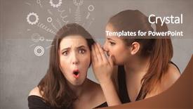  Presentation with black - Audience pleasing presentation theme consisting of drawn rack cog wheel backdrop and a  colored foreground