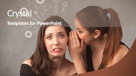  Presentation with sharing - Audience pleasing PPT theme consisting of drawn rack cog wheel backdrop and a  colored foreground