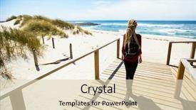  Presentation with path - Slide deck consisting of dreadlock is on the path background and a  colored foreground