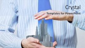  Presentation with investments - PPT layouts with dream analysis - insure your construction investments background and a light blue colored foreground