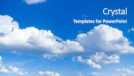  Presentation with divine - Beautiful slide deck featuring dreams cloud sky - cloudscape divine backdrop and a teal colored foreground