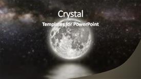  Presentation with nasa - Amazing presentation theme having sky reflected in the sea backdrop and a dark gray colored foreground