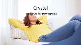  Presentation with diversity students friends happiness concept - Cool new PPT theme with day dreaming - home and happiness concept backdrop and a sky blue colored foreground