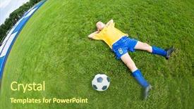  Presentation with soccer - Presentation consisting of physics - 3d visualization of a magnet background and a lemonade colored foreground