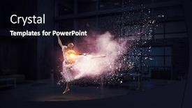  Presentation with ballerina - Beautiful PPT layouts featuring dreaming-to-become-ballerina-mixed backdrop and a black colored foreground