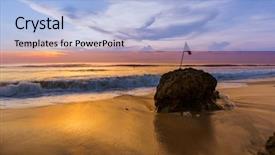  Presentation with dreamland - Amazing slides having dreamland beach in bali indonesia backdrop and a light blue colored foreground