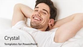  Presentation with close up of young girls - Theme enhanced with dreamlike - close up smiling young man background and a  colored foreground