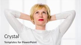  Presentation with sensuality woman black angel relaxing - Presentation design featuring dreamtime - beautiful middle aged woman relaxing background and a  colored foreground