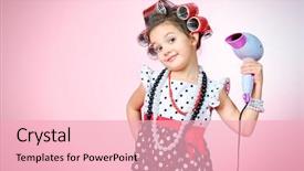  Presentation with cute - PPT layouts featuring dress up - portrait of a cute little background and a lemonade colored foreground