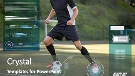  Presentation with football field - Cool new presentation with  backdrop and a  colored foreground