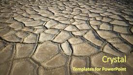  Presentation with cracked - Audience pleasing PPT layouts consisting of dried and cracked earth background backdrop and a  colored foreground