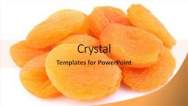  Presentation with health money insurance concept - Cool new presentation design with  backdrop and a  colored foreground.