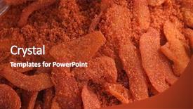  Presentation with swap meet - Cool new PPT layouts with fruits vegitables - dried candied and spiced mango backdrop and a tawny brown colored foreground