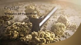  Presentation with cbd - PPT theme with dried-cannabis-hemp-flowers background and a coral colored foreground