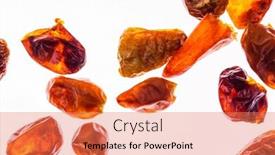  Presentation with chilli - Presentation theme enhanced with dried-chilli-pepper background and a coral colored foreground