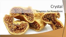  Presentation with fruit fig - Colorful theme enhanced with dried cut figs backdrop and a  colored foreground