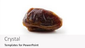  Presentation with date fruit - Beautiful slides featuring dried-dates-isolated-on-white backdrop and a white colored foreground