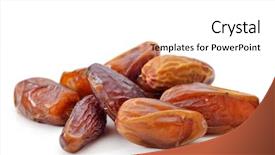  Presentation with date palm - Cool new presentation with dried dates backdrop and a white colored foreground