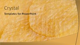  Presentation with seafood - Slide set with dried-fish-fillet-seafood-cuisine background and a yellow colored foreground