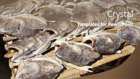  Presentation with heads - Beautiful slide set featuring dried fish heads backdrop and a coral colored foreground