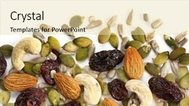 Presentation with trail - Cool new presentation design with dried fruit and nuts backdrop and a lemonade colored foreground