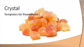  Presentation with papaya - Cool new presentation theme with dried fruit papaya backdrop and a white colored foreground