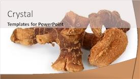  Presentation with root - Cool new slides with dried-galangal-root-isolated backdrop and a lemonade colored foreground