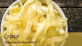  Presentation with italian compass - Amazing theme having dried italian pasta in bowl backdrop and a  colored foreground