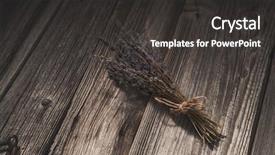 Presentation with scrapbooking - Slide deck consisting of dried lavender on old wooden background for scrapbooking design background and a dark gray colored foreground