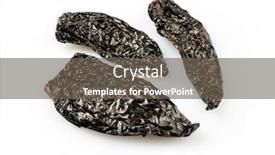  Presentation with mexican chili - Presentation having dried-mexican-black-hot-ancho background and a gray colored foreground