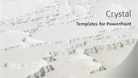  Presentation with spring water - Cool new presentation with dried-natural-spring-water-travertine backdrop and a white colored foreground