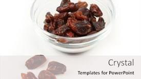  Presentation with phoenix - PPT layouts featuring dried-red-date-phoenix-dactylifera background and a light gray colored foreground