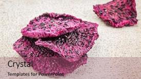  Presentation with dragon fruit - PPT layouts enhanced with dried red dragon fruit background and a violet colored foreground