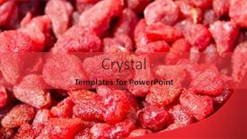  Presentation with strawberries - Amazing slide set having wooden planks for product placement backdrop and a tawny brown colored foreground