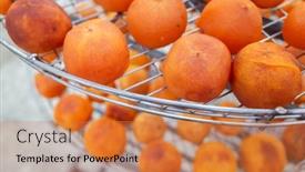  Presentation with vitamin d sun - Amazing presentation design having dried-up-persimmon-under backdrop and a coral colored foreground