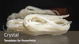  Presentation with basmati rice white rice rice - PPT layouts enhanced with dried-white-rice-noodles-raw background and a violet colored foreground