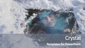  Presentation with windshield - Beautiful slides featuring drifting - driver in a car looking backdrop and a gray colored foreground