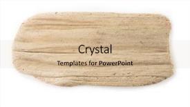  Presentation with flat - Audience pleasing PPT layouts consisting of drifting - flat piece of driftwood isolated backdrop and a soft green colored foreground