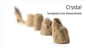  Presentation with tramsmission line - Audience pleasing presentation design consisting of driftwood aligned in a straight backdrop and a white colored foreground