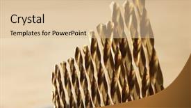  Presentation with drill - Amazing presentation having drill bits in various sizes backdrop and a lemonade colored foreground